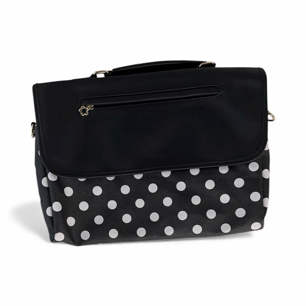 ECOSUSI Black Leather Bag